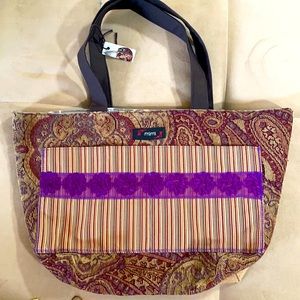 Colorful tote tapestry purse NEW